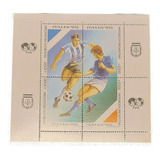 Mundial De Futbol Italia 1990 - Argentina Bloque Gj84 Mint