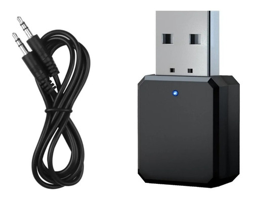 Adaptador Receptor Bluetooth Usb P2 Musica Chamada Som Carro