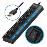 Hub Usb 7 Portas High Speed Com Led - Usb 3.0   Usb 2.0 