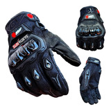 Guantes Kov Para Motociclista Biker Negro Con Protecciones 