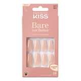 Uñas Postizas Kiss Bare But Better Glue-on Nude Drama Bare But Better - Nude Drama Kiss