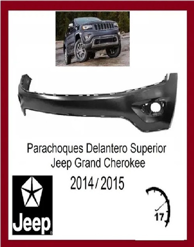 Parachoques Delantero Superior Jeep Grand Cherokee 2014 2015 Foto 2