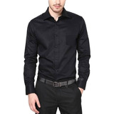 Camisa Slim Fit Hombre Manga Larga