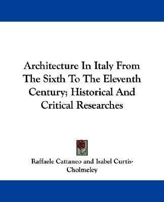 Libro Architecture In Italy From The Sixth To The Elevent...