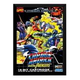 Quadro Mega Drive Captain America And The Avengers