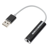 Adaptador De Tarjeta De Sonido Usb A 3.5 Mm Micrófono