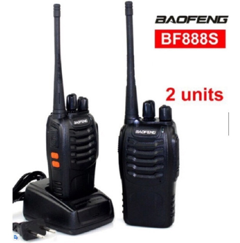 Pack De 2 Radio Portatil Baofeng Modelo Bf­888s Walkie Talki