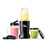 Magic Bullet Licuadora, Pequeña, Negra, Juego De 11 Piezas