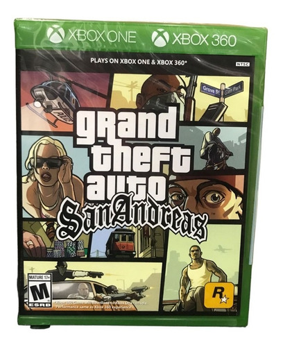 Gta San Andreas Xbox One/ Xbox360/ Xbox Seriesx Nuevo Fisico