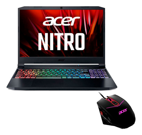Portátil Gamer Acer Nitro 5 Ci5 8gb 512ssd Fhd Rtx3050 144hz