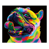 Cuadro Para Pintar Por Números Modelo Perro Pug