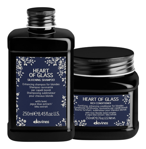 Kit Shampoo Y Acondicionador Davines Heart Of Glass 250 Ml