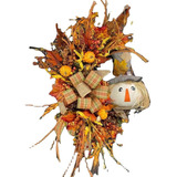 Halloween Otoño Espantapájaros Muñeca Corona Calabaza Charms