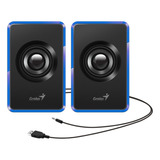 Speaker Genius Sp-u125 Azul Usb 12v