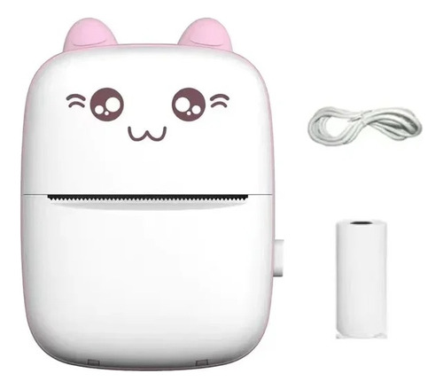 Mini Impresora Kawaii Térmica Portátil Bluetooth Recargable