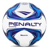 Balón De Fútbol De Penalti Blanco Y Azul Campo Bravo Xxiv