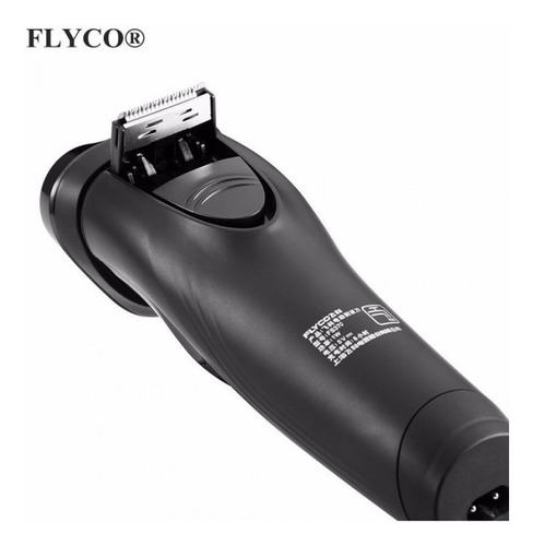 Rasuradora Electrica Afeitadora Giratoria Flyco Recargable Fs372u Dual Voltaje Lavable Negra 110v/220v