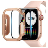 Carcasa Para Apple Watch Serie 8 7 Se 6 5,tpu+ Aleación