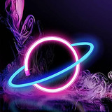 Planet Neon Signs, Battery Lamp Neon Light, Led Night Light,