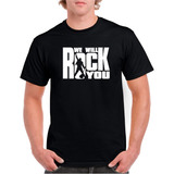 Polera Hombre Estampado Queen - We Will Rock You