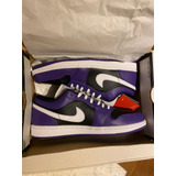 Zapatillas Nike Jordan 1 Low Court Purple Talle 10us