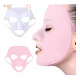 Mascara Silicone Facial Limpeza Pele Reutilizável Anti Idade