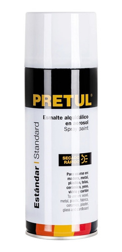 Esmalte Aerosol Blanco Mate Pretul 27175