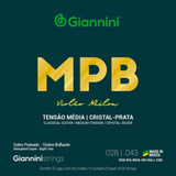 Encordoamento Violão Giannini Genws Nylon Médio Série Mpb