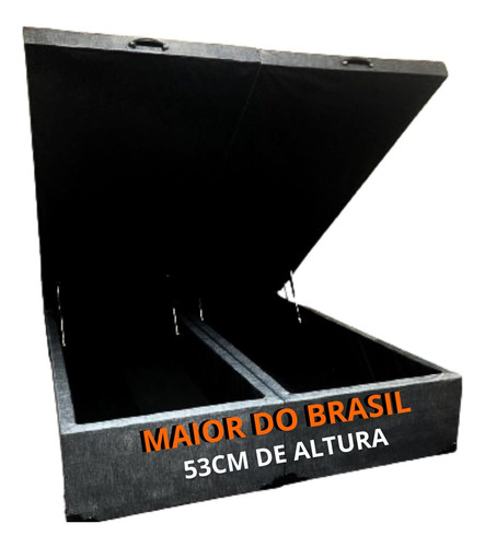 Cama Box Baú Queen Size 1,58 X 1,98 - Maior Do Brasil