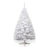 Arbol Pino Navidad Artificial Bonanza Frondoso 2.20mt Blanco