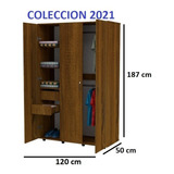 Closet Armario Compacto Cajones Compartimientos Y Zapatero