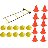 Kit Treino Funcional Completo Escada De Agilidade Cone Odin