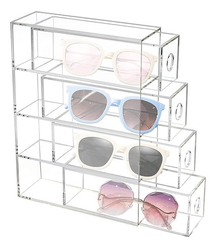 Organizador De Maquillaje Y Lentes De Sol Caja De Almacenar