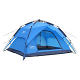 Camping Carpa Armado Automatico 3-4 Personas Doble Capa