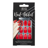 Uñas Postizas Addict Cherry Red