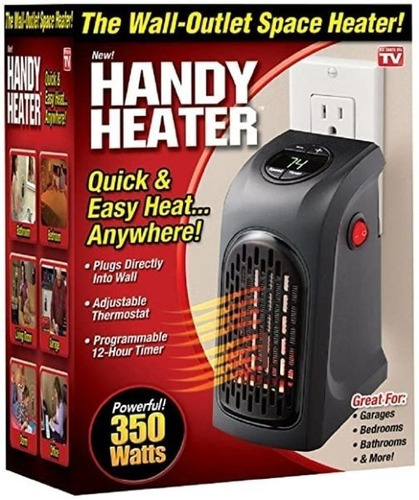 Calentador Ambiente Handy Heater Portátil Calefacción 