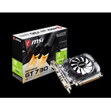 Tarjeta De Video Msi Geforce Gt730 2g Ddr3 Dvi-d1 Hdmi1