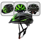 Capacete Tsw Raptor 3 Preto E Verde - Tam G (57-61)