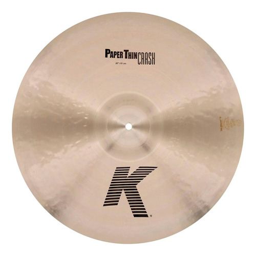 Platillo Serie K Paper Thin Crash 20 K2820 Zildjian