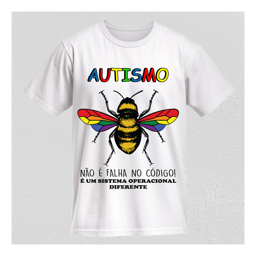Camiseta Autismo Autista Camisa Blusa Inclusão Unissex