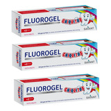 Pack X 3 Pasta Dental Fluorogel Chiquitos Tutti Frutti 60 G