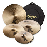 Set De Platillos Zildjian Serie K 15, 17, 19 E 22 C/ Bagkp100