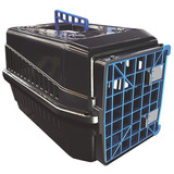 Caixa Para Transporte De Cães E Gatos N3 Grande Cor Azul