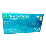 Guantes De Nitrilo Rosado Starmed Rose Talla L Caja X200