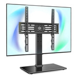 Soporte Tv Ajustable 27-55 Base Vidrio Color Negro