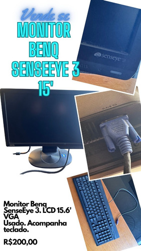 Benq Monitor Sense Eye 3 - 15' Vga
