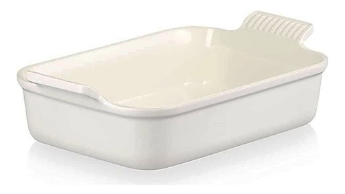 Travessa Retangular Heritage 26cm Oficial Le Creuset Branco