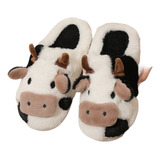 Pantuflas Sandalias Vaca Pinta Kawai Descanso Mujer Comodas