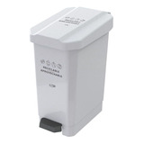 Canecas Estrabins Pedal 10l Blanco Reciclable Aprovechable