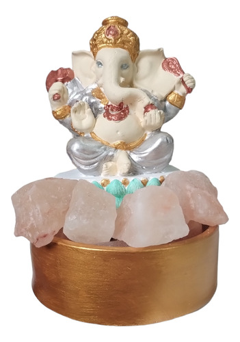 Lámpara De Sal Ganesha Median@